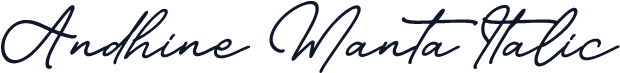 Andhine Manta Italic