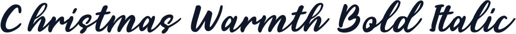 Christmas Warmth Bold Italic