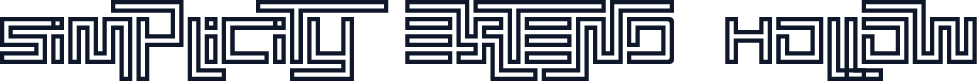 Simplicity Extend Hollow