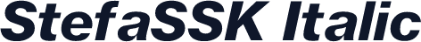 StefaSSK Italic
