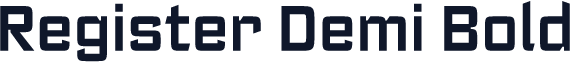Register Demi Bold
