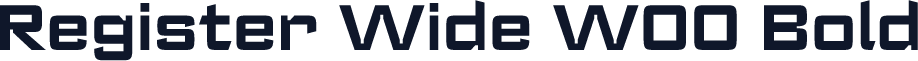 Register Wide W00 Bold