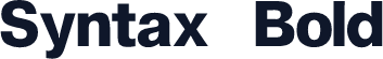 Syntax Bold