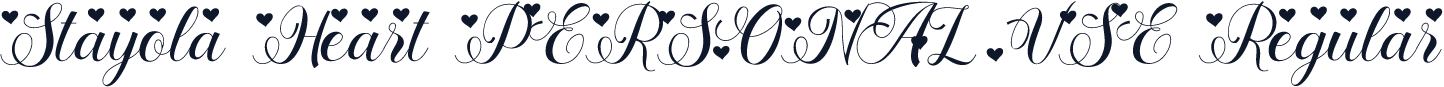 Stayola Heart PERSONAL USE Regular