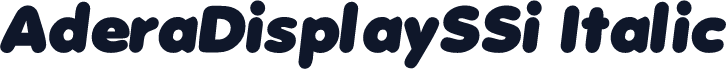AderaDisplaySSi Italic