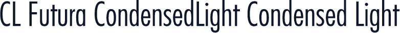 CL Futura CondensedLight Condensed Light