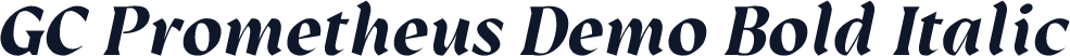 GC Prometheus Demo Bold Italic