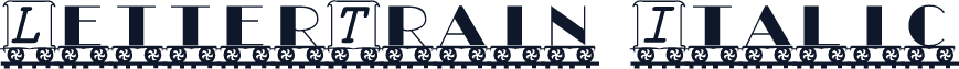 LetterTrain Italic