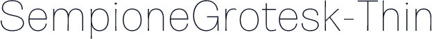 SempioneGrotesk-Thin