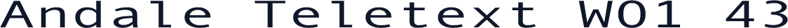 Andale Teletext W01 43