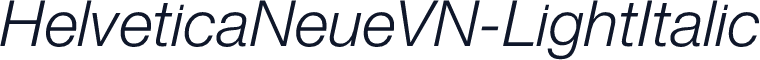 HelveticaNeueVN-LightItalic