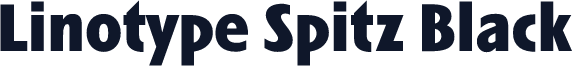 Linotype Spitz Black