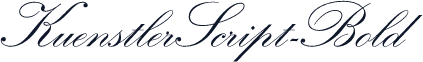KuenstlerScript-Bold