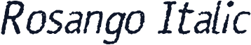 Rosango Italic