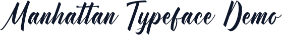 Manhattan Typeface Demo