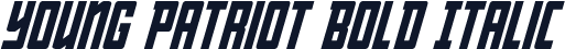 Young Patriot Bold Italic