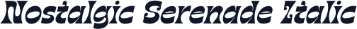 Nostalgic Serenade Italic