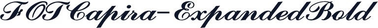 FOTCapira-ExpandedBold