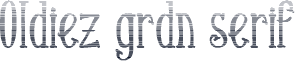 Oldiez grdn serif