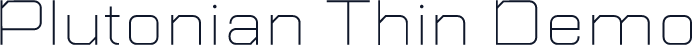 Plutonian Thin Demo