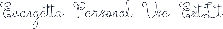 Evangetta Personal Use ExtLt