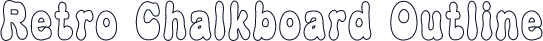Retro Chalkboard Outline