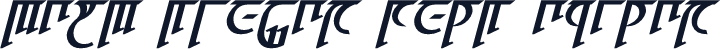 High Drowic Bold Italic