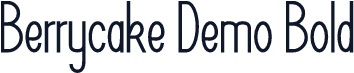 Berrycake Demo Bold