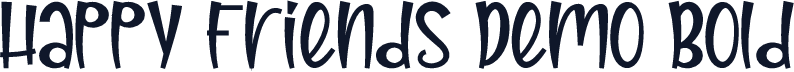 Happy Friends Demo Bold
