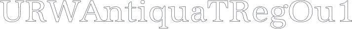 URWAntiquaTRegOu1