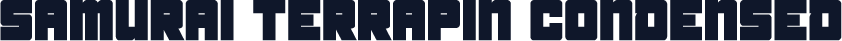 Samurai Terrapin Condensed