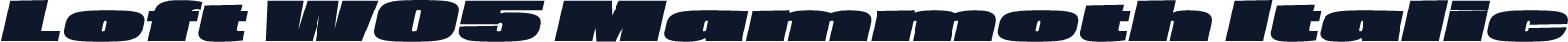 Loft W05 Mammoth Italic