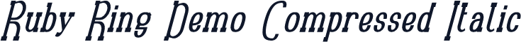 Ruby Ring Demo Compressed Italic