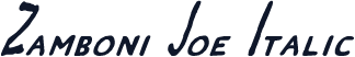 Zamboni Joe Italic