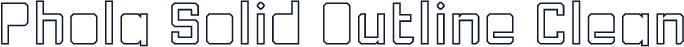 Phola Solid Outline Clean