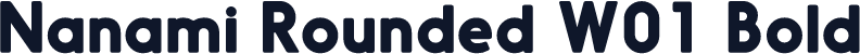 Nanami Rounded W01 Bold