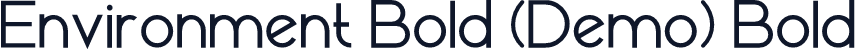 Environment Bold (Demo) Bold