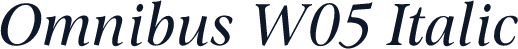 Omnibus W05 Italic