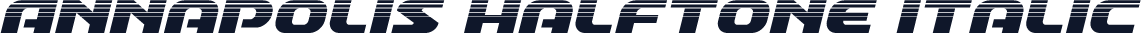 Annapolis Halftone Italic