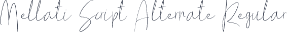 Mellati Script Alternate Regular
