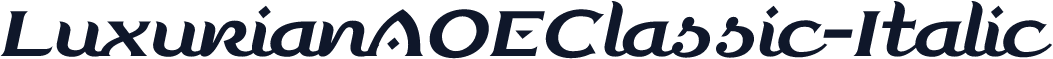 LuxurianAOEClassic-Italic