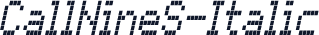 CallNineS-Italic