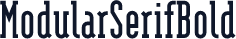 ModularSerifBold