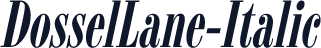 DosselLane-Italic