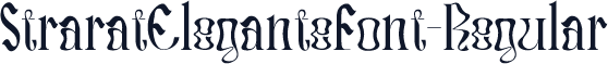 StraratEleganteFont-Regular