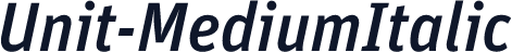 Unit-MediumItalic