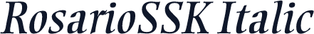 RosarioSSK Italic