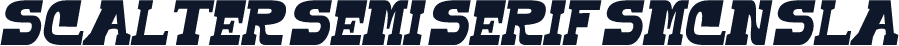 Scalter Semi Serif SmCn Sla