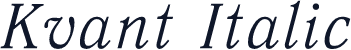 Kvant Italic