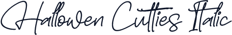 Hallowen Cutties Italic